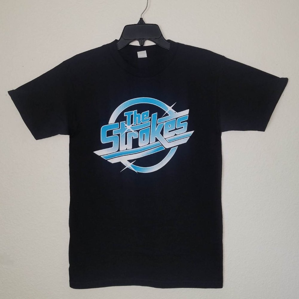 New "The Strokes" Unisex Silkscreen T-Shirt Small–2XL